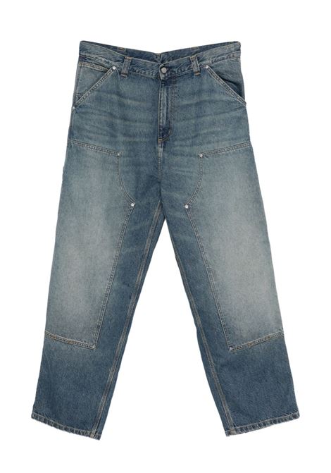 og double knee pant man blue CARHARTT WIP | I03627301.B7